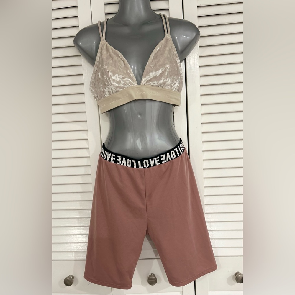 Biker/Boxer shorts LOVE waistband L/XL